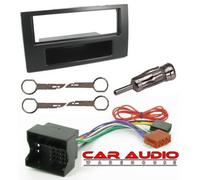 T1 Audio Black Fitting Kit With Single Din Facia Adaptor Wiring Harnes, Aireal Adaptor And Removal Keys For Original Stereo
