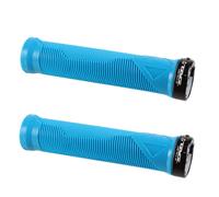 TAG Metals T1 Section MTB Grips - Durable, Anti-Slip Handlebar Grips with Precision Control and Soft Compound, Ideal for Mountain Biking (Blue)