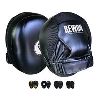 T10 Air Focus Pad Muay Thai Kickboxing Battle Forged Air Punch Focus Gloves Batting Pads for Boxing, MMA, Kickboxing and Muay Thai Focus Pads (Black)