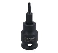 T10 Male Torx Star Impact Impacted Shallow Short Bit Socket 3/8in Drive