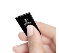 T10-PASS Spy Microphone - Ultra-Compact Voice Recorder (2.3 x 4.3 x 0.5 cm, 6g) - 16GB Memory, USB 2.0, Ideal for Meetings, Conferences & Surveillance