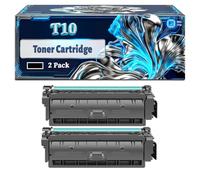 T10 Toner Cartridge Compatible for Canon imageRUNNER C1533iF C1538iF i-SENSYS X C1533P X C1538P Printers, With Chip Large Capacity 6000 Pages (2 Pack Black)