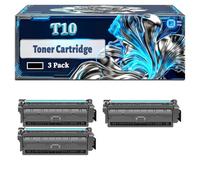 T10 Toner Cartridge Compatible for Canon imageRUNNER C1533iF C1538iF i-SENSYS X C1533P X C1538P Printers, With Chip Large Capacity 13000 Pages (3 Pack Black)