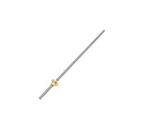 T10 Trapezoidal Lead Screw 500mm with Brass Nut
