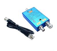 T100 Differential Probe for Oscilloscope, 10M Bandwidth and 1X/10X/100X Magnification, Low Noise Metal Shell for R&D Testing