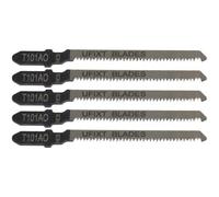 T101Ao Jigsaw Blades 5 Pack - High Carbon Steel (Hcs) For Precision Wood Cutting - Universal Bayonet Fit By Ufixt