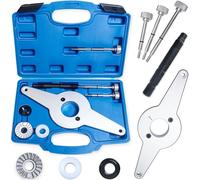 T10531 Vibration Damper Holding Tool Kit, 8PCS Crankshaft Pulley Removal Shock Absorber Compatible with Audi VW Skoda Seat 1.8L & 2.0L 4V TFSI EA888 Engines for Fix the Timing Chain Drive Sprockets
