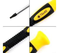T10H Star Screwdriver with Hole for Xbox 360 Repair(T8H) | Fits for ps3 consoles, T8H security bit, 140mm length, steel construction, black handle grip