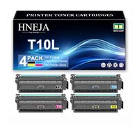 T10L Toner Cartridge, Compatible 4805C001 4804C001 4803C001 4802C001 Toner Cartridges for Canon C1533 C1538 MF1538 LBP1538 Printer,4 Colors-1 Pack
