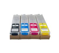 T11A T11B T944 T945 T946 Empty Ink Cartridge Compatible For Epson | WF C5290 C5790 C5210 C5310 C5710 C5390 C5810, 350ml 600ml, No Chip, Refillable Design(KCMY 350ML)