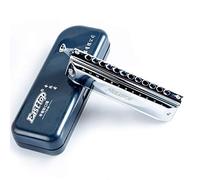 T12-48 Standard Chromatic harmonica 12-Hole 48-Tone C Thickened Copper Plate, Harmonica Mouth Organ, Suitable for Beginners, Students, Children, and Adults Harmonica Instruments