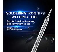 T12 Series Soldering Iron Tips Heat Resistant and Convenient for FX-951 Rework Station (Jeffergarden46a1n9st0d-09)