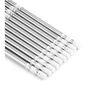 T12 Soldering Iron Tips 10pcs Set T12-D4 Compatible Rework Station Replacement Welding Tips for Electronics Repair Tools Soldering Accessories