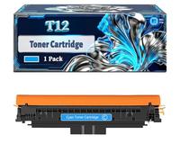 T12 Toner Cartridge Compatible for Canon i-SENSYS X C1333i X C1333iF X C1333P Printers, With Chip Large Capacity 7400 Pages (1 Pack Cyan)