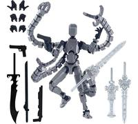 T13 Action Figure, 3D Printed Action Figure with Multi-Jointed Design for Desk Display and Creative Play