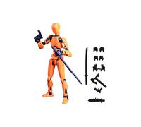 T13 Action Figure Hip Hop Multi-functional Doll Action Figures Toys Stick Multi Joints Movable Desktop Decoration A06