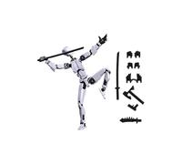 T13 Action Figure Hip Hop Multi-functional Doll Action Figures Toys Stick Multi Joints Movable Desktop Decoration A09