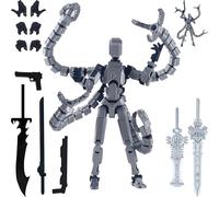 T13 Action Figure Multi-functional Doll Action Figures Toys T13 Stick Multi Joints Movable Desktop Decoration A01