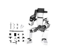 T13 Action Figure Set, 3D Printed Figure Toy, Multi-jointed Movable Robot Toys, Dummyfigure Desktop Decorations for Game Lovers Party Favors 01-White One Size