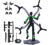 T13 Action Figure Set Already Assembled, 3D Printed Dummy T 13 Octopus Doctor Toy, Multi-Jointed Robot Desktop Decoration Gift for Game Lovers Boys Girls Kid Children Men (C)