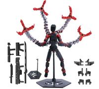 T13 Action Figure Set Already Assembled, 3D Printed Dummy T 13 Octopus Doctor Toy, Multi-Jointed Robot Desktop Decoration Gift for Game Lovers Boys Girls Kid Children Men (A1)