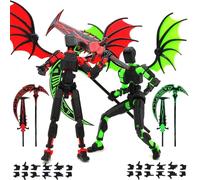 T13 Action Figure Set (Assembled), 3D Printed Multi-Joints, Titanium 13 Action Figures, Dummy 13 Lucky Mobile Robot Nova T-13, Desktop Decorations for Game Lovers, Toy 2025 New