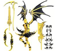T13 Action Figure Set (Assembly Completed), Lucky 13 Robot Toy, Multi-Jointed Movable Dummy 13 Mobile Robot, Articulated Nova T13 Action Figures for Toy Collectors and Desk Decorations