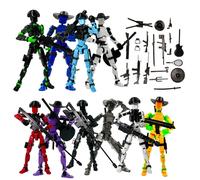 T13 Action Figure Set - Magnetic Movable Joints, Customizable Accessories, Decompression Model for Teens & Adults, Great