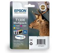 T1306 Multipack Original Epson Ink Cartridges C13T13064012 Stag Ink