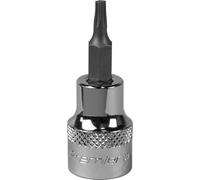 T15 TRX Star Socket Bit - 3/8" Square Drive - PREMIUM S2 Steel Head Knurled Grip