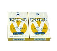 T150 2 Boxes Of 50 1x3" strips Topstick Toupee Tape 1" x 3" WIDE STRIPS