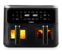 T17177 Vortx Vizion 9L Dual Basket 9 Functions Air Fryer - Black