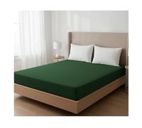 T180 Extra Deep Fitted Sheet 40cm / 16 Inch - Soft Easy Care Polycotton Bedding, Hotel Quality Mattress Cover, Secure Elasticated Fit for Deep Mattresses