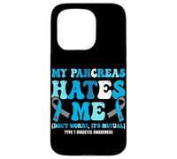 T1D diabetes type 1 Diabetic warrior pancreas removal Case for iPhone 15 Pro