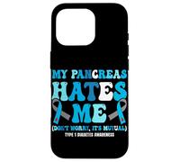T1D diabetes type 1 Diabetic warrior pancreas removal Case for iPhone 16 Pro