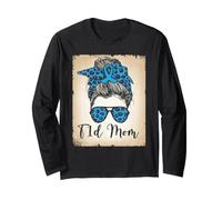 T1D Mom Type 1 Diabetes Awareness Month Diabetic Mothers Day Long Sleeve T-Shirt
