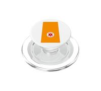T1D Type 1 Diabetes Medical Alert Label (Sunny Orange) PopSockets PopGrip for MagSafe