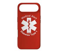 T1D Type 1 Diabetes Medical Alert (RED) Case for iPhone Air