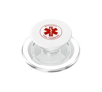 T1D Type 1 Diabetes Medical ID Alert (White Emblem) PopSockets PopGrip for MagSafe