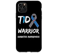 T1D Warrior Type 1 Diabetes Awareness Blue Ribbon Case for iPhone 11 Pro Max