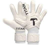 T1tan Classic 1.0 Goalkeeper Gloves With Finger Protection White 11