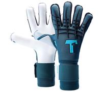 T1TAN Petrol Beast 3.0 - Goalkeeper Gloves with Finger Protection - Football Gloves for Teenagers and Adults, Unisex - Fusion Cut and 4mm Aqua Grip - Gr. 7