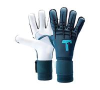 T1TAN Petrol Beast 3.0 - Goalkeeper Gloves with Finger Protection - Football Gloves for Teenagers and Adults, Unisex - Fusion Cut and 4mm Aqua Grip - Gr. 7