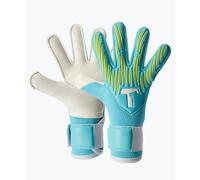 T1TAN Rebel 2.0 Sky Blue Junior Goalkeeper Gloves for Children and Football Size 5
