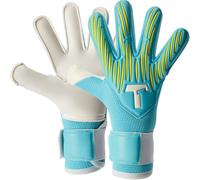 T1TAN Rebel 2.0 Sky Blue Finger Protection Junior Goalkeeper Gloves
