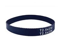 T2.5 Rubber Closed Loop Synchronous Belt Perimeter 105-285mm Pitch 2.5mm Width 6/10/15/20mm Trapezoidal Tooth Timing Belt(T2.5-217.5mm,1 PIECE_10MM)