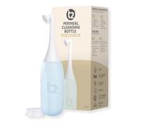 T2 500ml Peri Bottle, Perineal Cleansing Bottle with Angled Nozzle, Portable Postpartum Bidet, Cap for Carrying Water, Travel Bag, Sky Blue