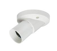 T2 Angled Short Skirt BC Batten Holder - 3 Terminals