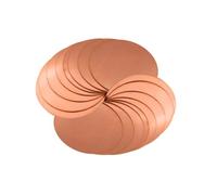 T2 Copper Disc 1/2pc 0.1-5mm 30-50mm Dia