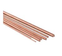 T2 Copper Round Bar Metal Rods Diameter 0.8mm - 18mm Length 500mm(1.6x500mm 5Pcs)